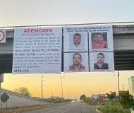 Narcomantas revelaron que levantados en Sinaloa eran secuestradores