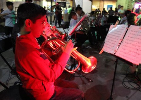 Banda sinfónica de la UP participa en Expo libro del INAH