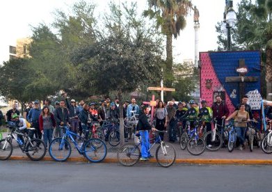 Protestan ciclistas por atropellos del Gobierno del Estado