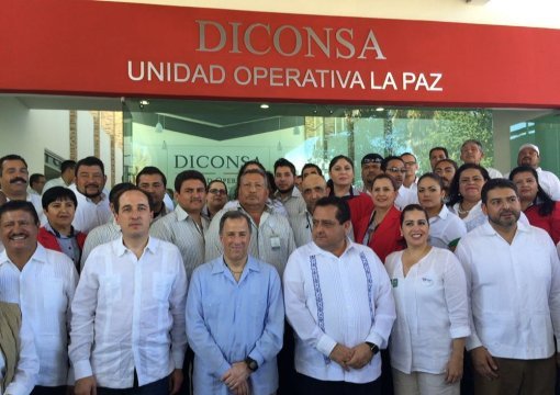 Entrega Diconsa remodelación de la Unidad Operativa La Paz