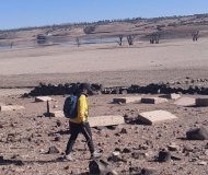 Sequía descubre panteón de antiguo pueblo de Pahuirachi