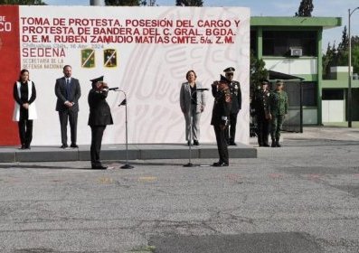 Toma protesta Rubén Zamudio Matías, nuevo comandante 5a Zona