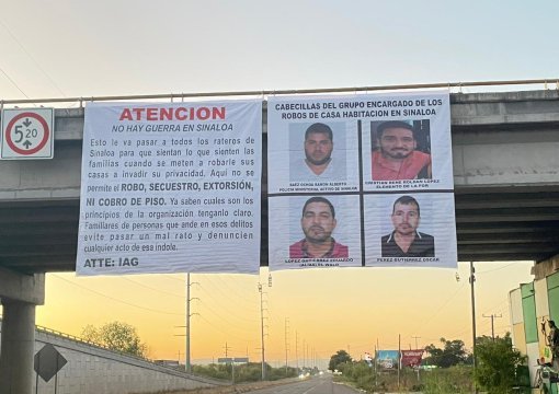 Narcomantas revelaron que levantados en Sinaloa eran secuestradores