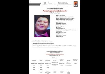 Piden ayuda para encontrar a mujer desaparecida en la ciudad